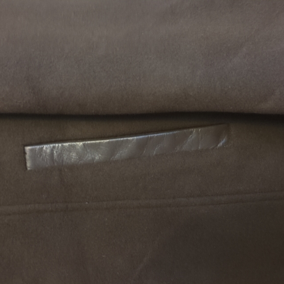 Mackage Wool Blend Coat Size Large Dark Brown - Picture 5 of 14